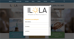 Desktop Screenshot of immigrationhelpla.com